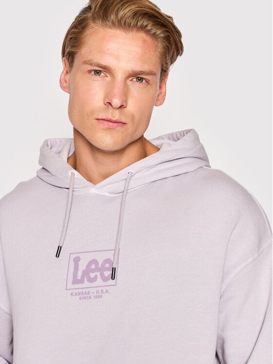 Lee Lee Felpa Logo L85JQVUU 112145622 Viola Loose Fit