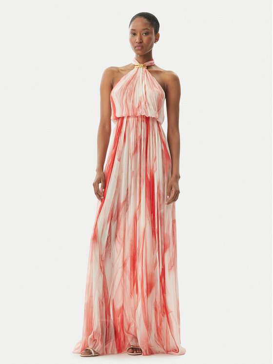 Elisabetta Franchi Elisabetta Franchi Letné šaty ABR4752E2 CP9 Červená Regular Fit