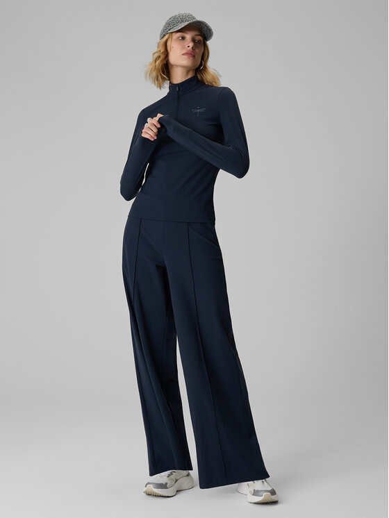 4F 4F Bluzka DRAGONFLY Granatowy Slim Fit