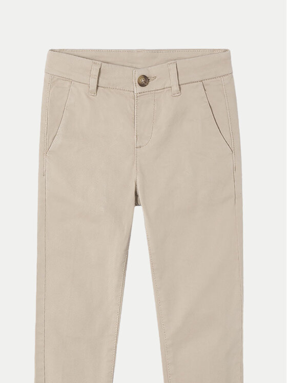 Mayoral Mayoral Pantaloni di tessuto 513 Beige Regular Fit