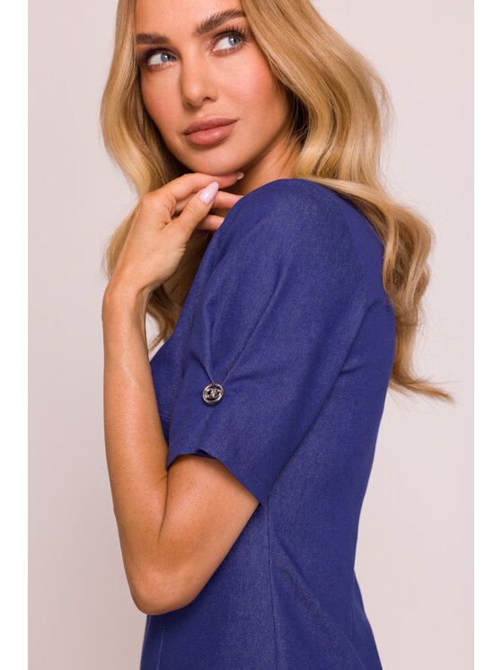 Made of Emotion Made of Emotion Vestito da giorno M842 Blu Premium Fit
