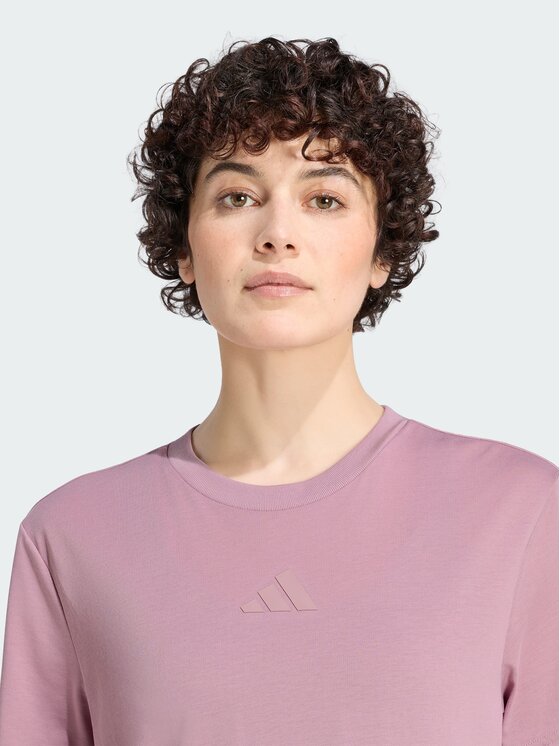 adidas adidas Koszulka techniczna 168790 Fioletowy Loose Fit