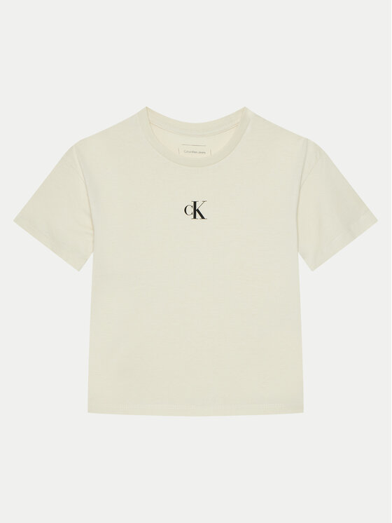 Calvin Klein Jeans Calvin Klein Jeans T-shirt IG0IG02136 Bež Boxy Fit
