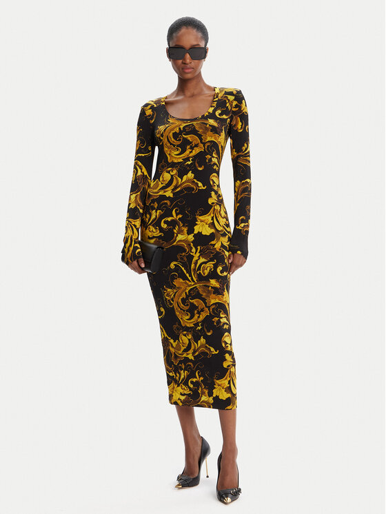 Versace Jeans Couture Versace Jeans Couture Hétköznapi ruha 79HAO920 JS500 Fekete Slim Fit