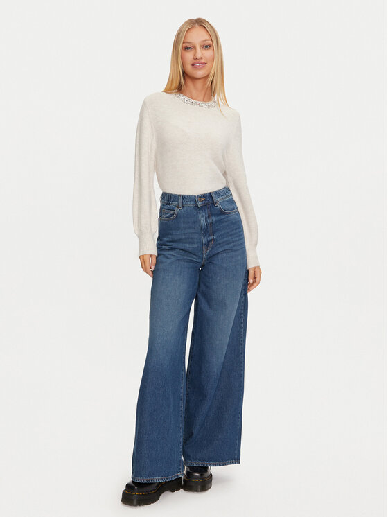 ONLY ONLY Džemper Elsa 15210667 Bež Regular Fit