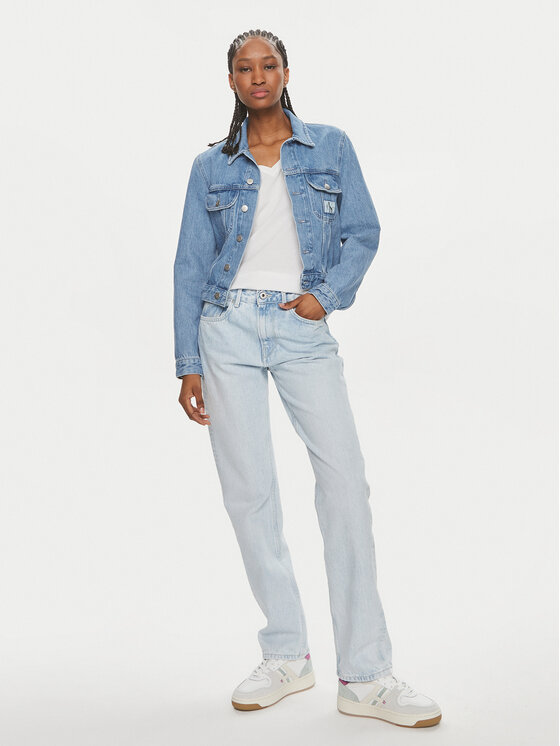 Pepe Jeans Pepe Jeans Traperice PL204592 Plava Straight Fit