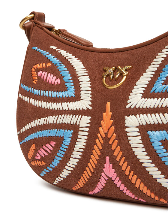 PINKO PINKO Сумка Half Moon Mini Fl PE 25 PLTT 102790 A2IW Коричневий