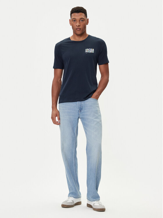 Jack & Jones Jack & Jones 4 t-kreklu kompleksts Geplas 12288304 Daudzkrāsains Regular Fit