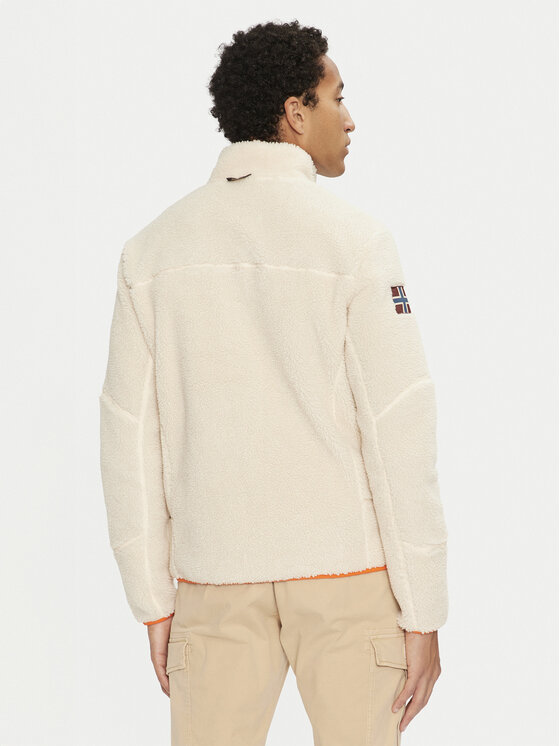 Napapijri Napapijri Felpa di pile Yupik NP0A4GNT Beige Regular Fit