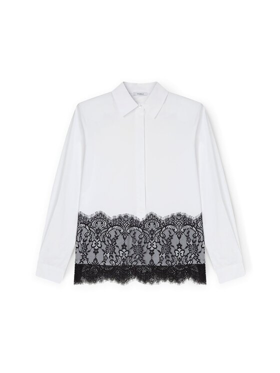 Motivi Motivi Camicia 5194Q000740N0S1 Bianco Regular Fit