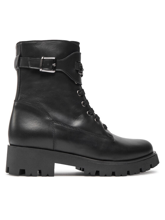 Női Bakancs TWINSET, Méret: 36, Fekete, Anfibio 242GCJ S