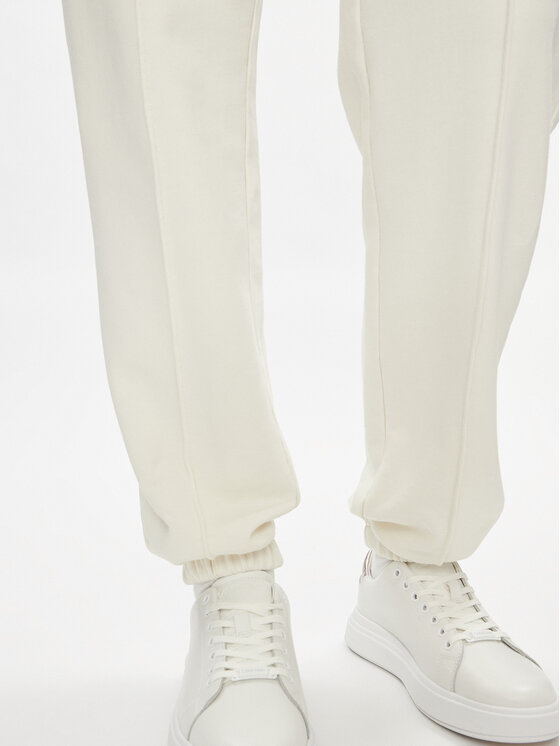 Napapijri Napapijri Pantaloni trening Iaato NP0A4HOA Écru Regular Fit