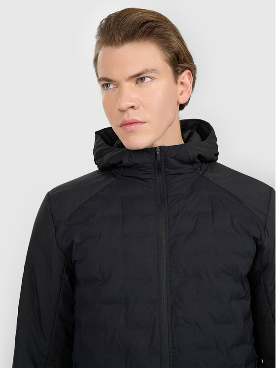4F 4F Kurtka wielofunkcyjna HALNY Czarny Slim Fit