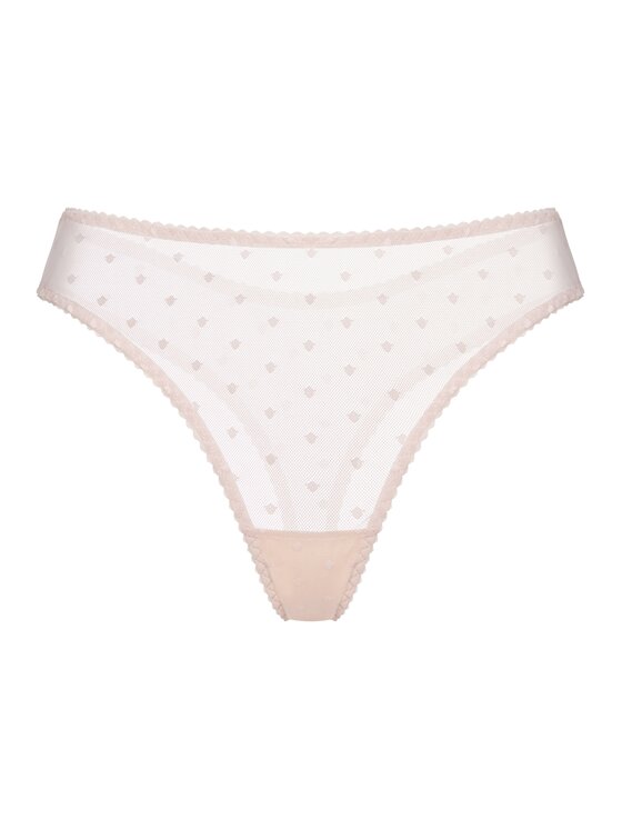 Merci Lingerie Merci Lingerie Stringi EMSD10P08 Różowy