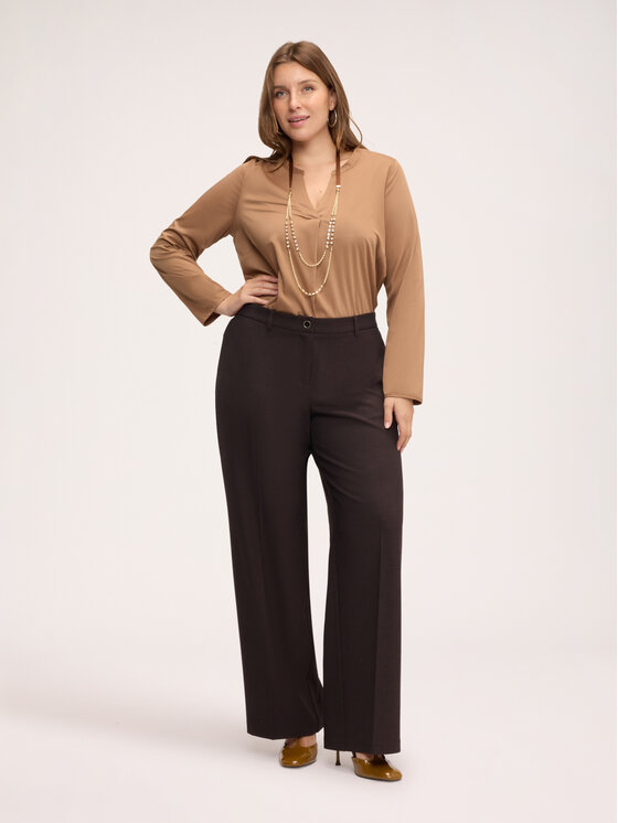 Fiorella Rubino Fiorella Rubino Blusa 2152T002539N006 Marrone Regular Fit