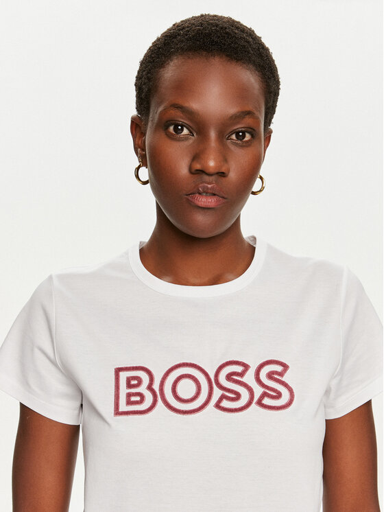 BOSS Boss Marškinėliai Eventsa 50522209 Balta Regular Fit