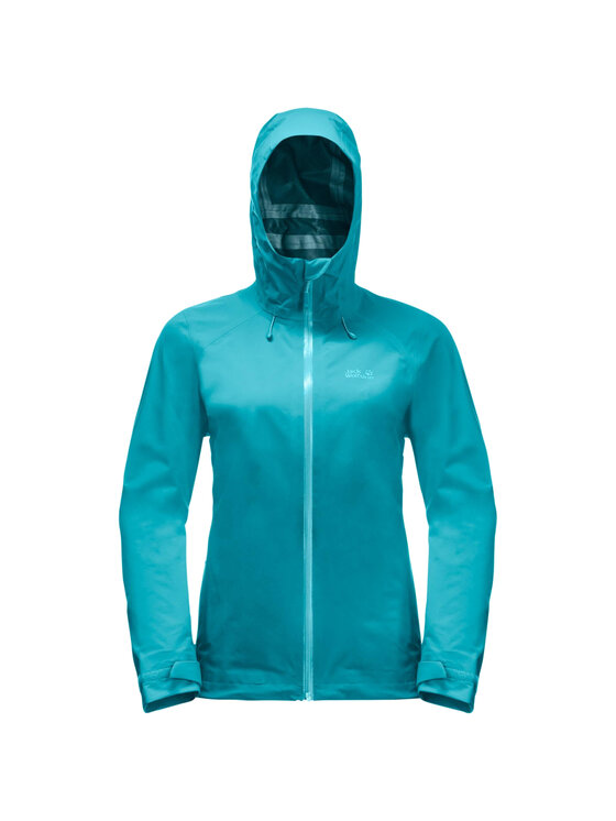 Jack Wolfskin Jack Wolfskin Kurtka przejściowa Jack Wolfskin Highest Peak 3l Jkt W Niebieski Regular Fit