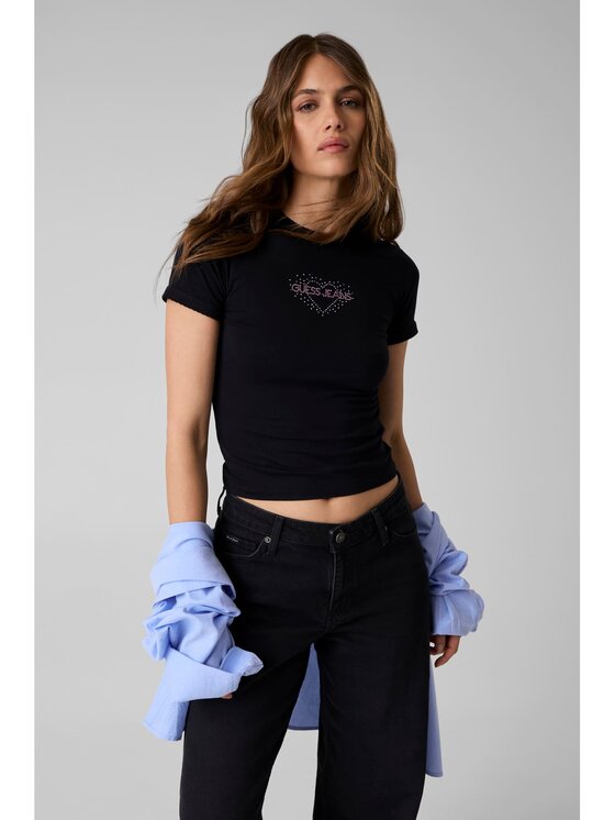 Guess Guess T-Shirt 183486 Czarny Classic Fit