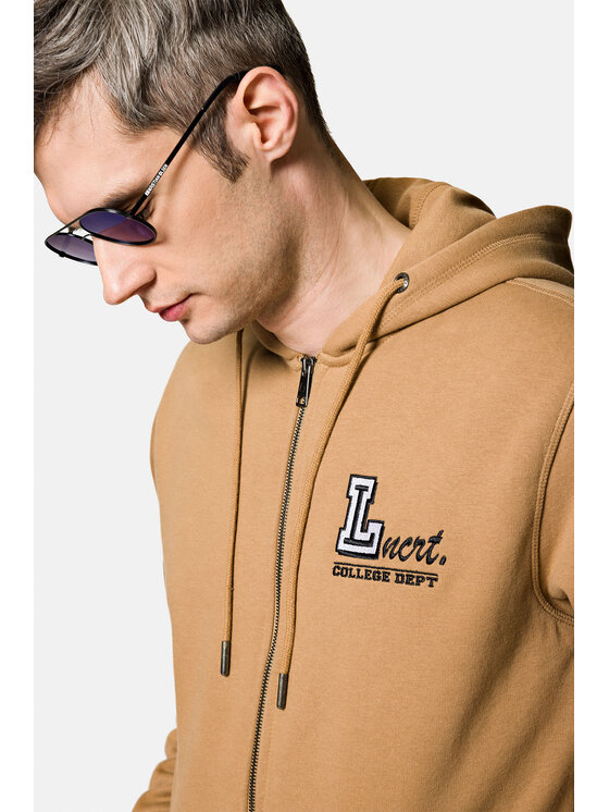 Lancerto Lancerto Bluza Hutt BL073222000003 Beżowy Regular Fit