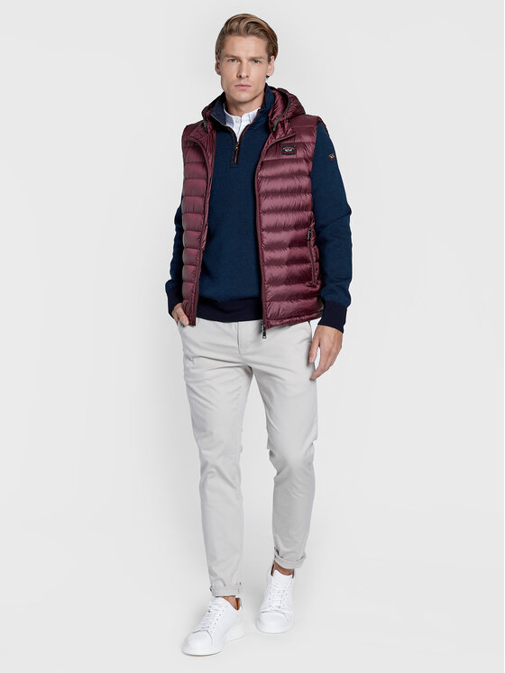 Gilet C0P2007 Bordeaux Regular Fit