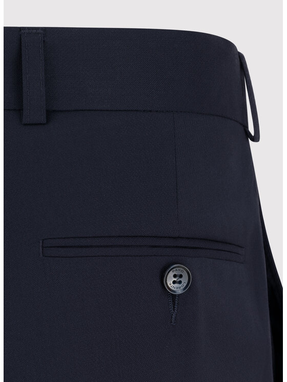 Pako Lorente Pako Lorente Spodnie garniturowe P26WP-6G-015 Granatowy Slim Fit