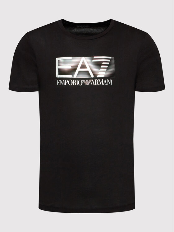 EA7 Emporio Armani EA7 Emporio Armani T-Shirt 6LPT81 PJM9Z 0200 Czarny Regular Fit