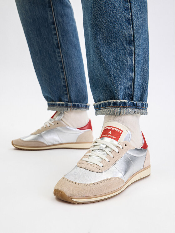 Patrizia Pepe Patrizia Pepe Snīkeri 8Z0135/L154-FG69 Sudraba