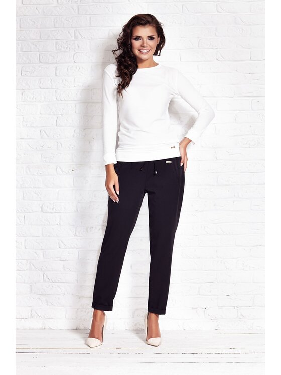 Awama Awama Maglione A109 Écru Basic Fit