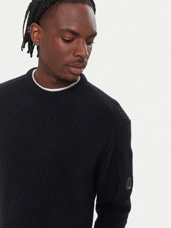 C.P. Company C.P. Company Pulover 19CMKN307A006170A Črna Regular Fit