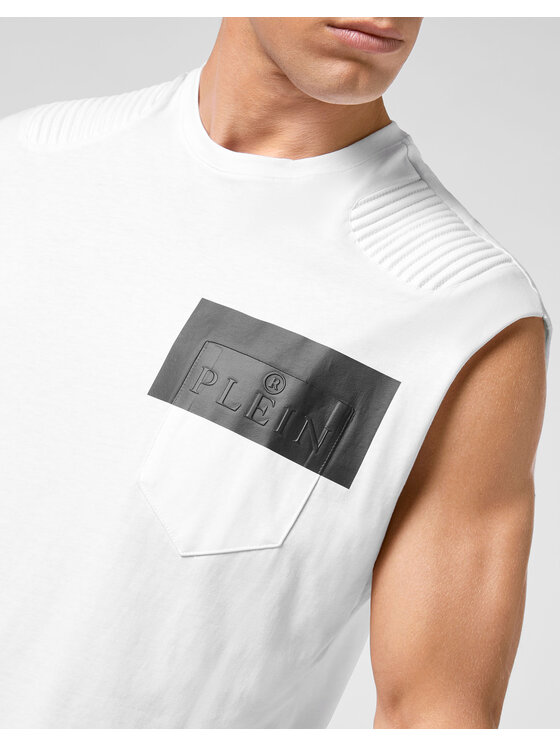 PHILIPP PLEIN PHILIPP PLEIN Tank top 28532 Bílá Regular Fit