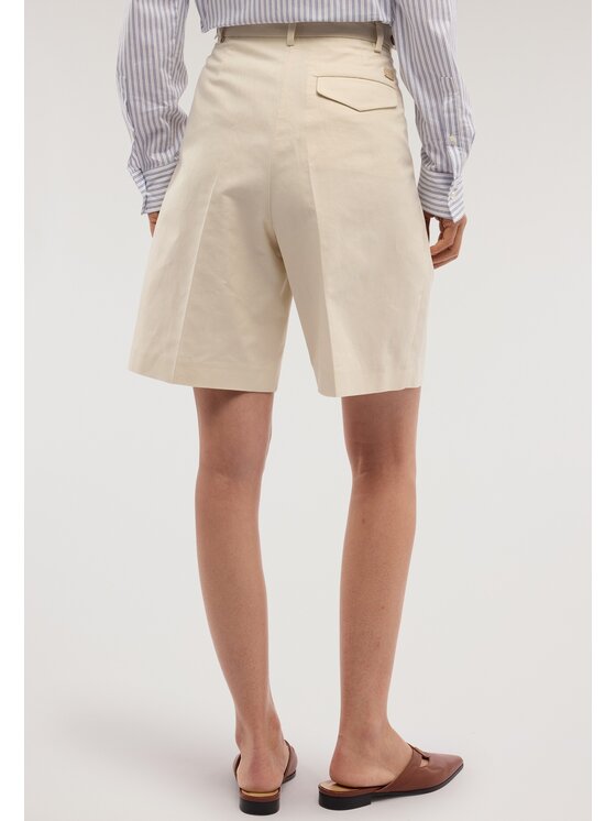 Trussardi Trussardi Szorty materiałowe P268A002348N002 Kremowy Regular Fit