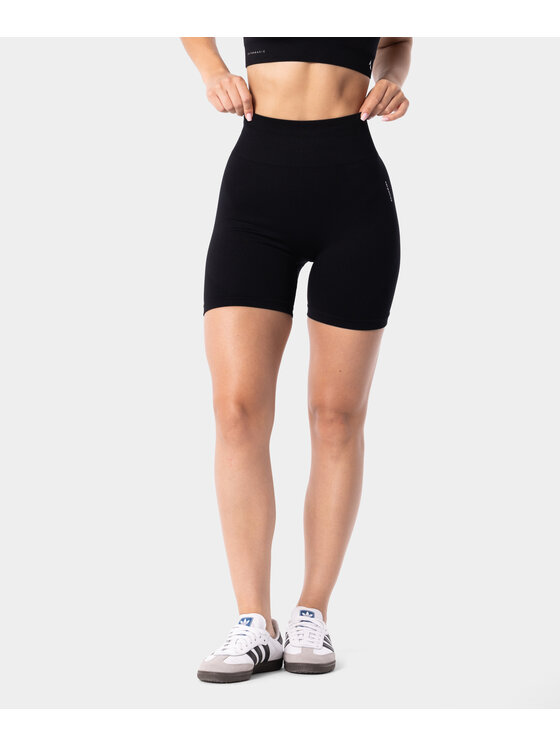 Carpatree Carpatree Szorty sportowe Simply Shorts Czarny Fitted Fit