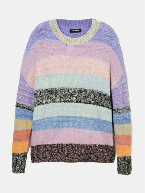 Desigual Desigual Pullover Moncton 24WWJF28 Bunt Regular Fit