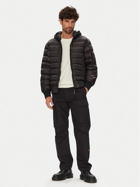 C.P. Company C.P. Company Μπουφάν χειμωνιάτικο 19CMOW002A110416A Μαύρο Regular Fit