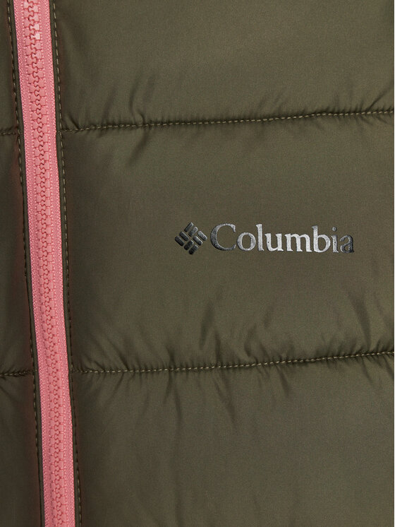 Columbia Columbia Giubbotto invernale Pike Lake™ II Hooded Jacket Verde Regular Fit