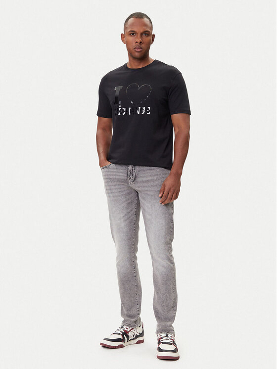 Armani Exchange Armani Exchange Póló XM001413 AF16432 MC314 Fekete Regular Fit
