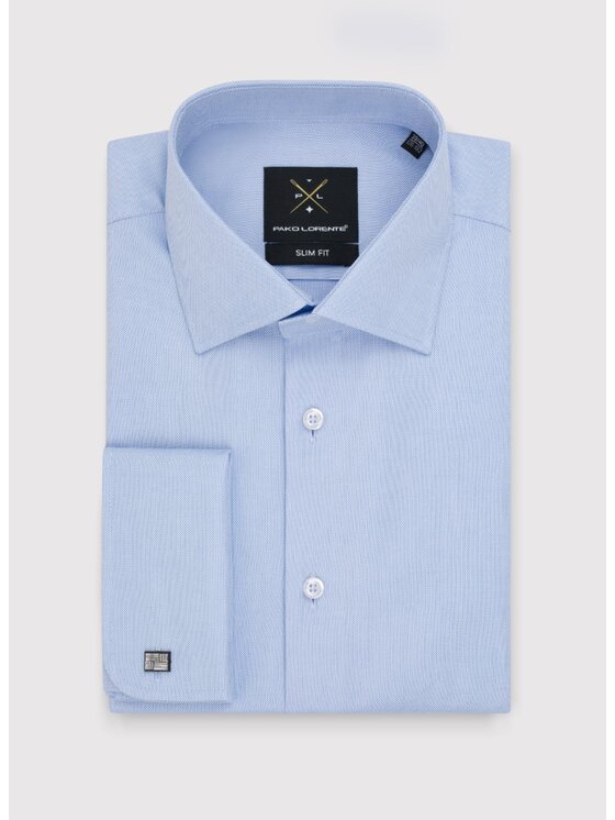 Pako Lorente Pako Lorente Koszula P24WP-1X-049 Niebieski Slim Fit