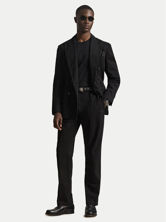 Polo Ralph Lauren Polo Ralph Lauren Пуловер Ls 710684957008 Черен Slim Fit