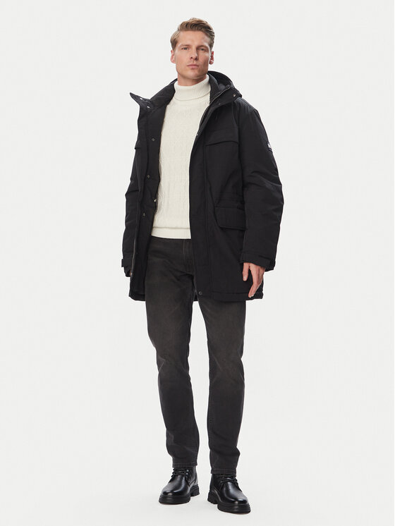 Tommy Jeans Tommy Jeans Parka City Ready DM0DM22251 Schwarz Relaxed Fit