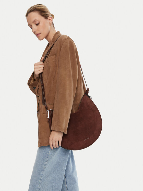 Coccinelle Coccinelle Сумка QKG Coccinellesunup Suede E1 QKG 13 01 01 Коричневий