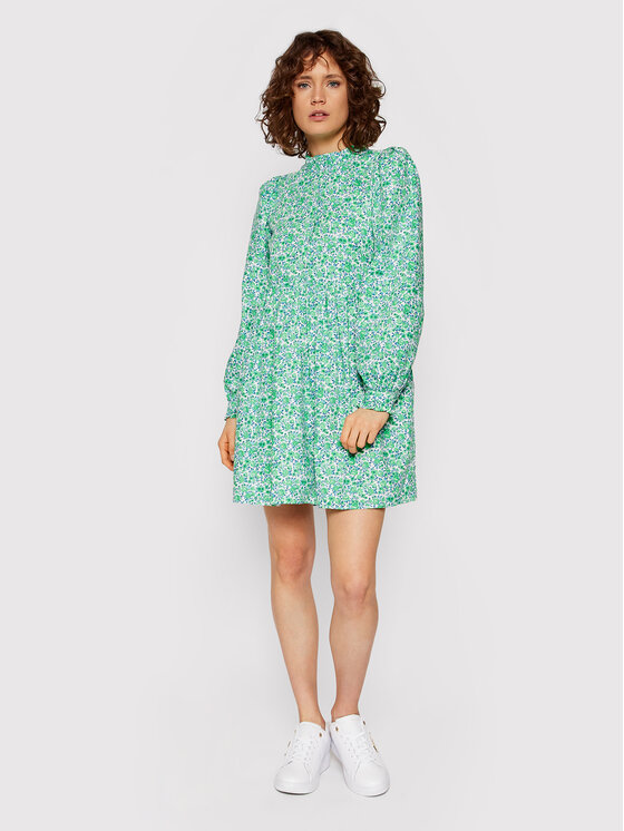 Vila Vila Rochie de zi Flow 14077432 Verde Regular Fit