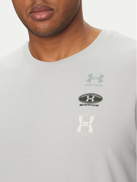 Under Armour Under Armour T-shirt EVOL Logo 1390165 Siva Regular Fit