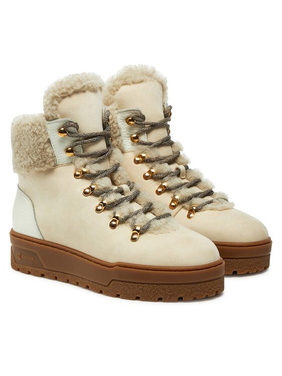 Pollini Pollini Čizme SA21254H0LTOA10A Écru
