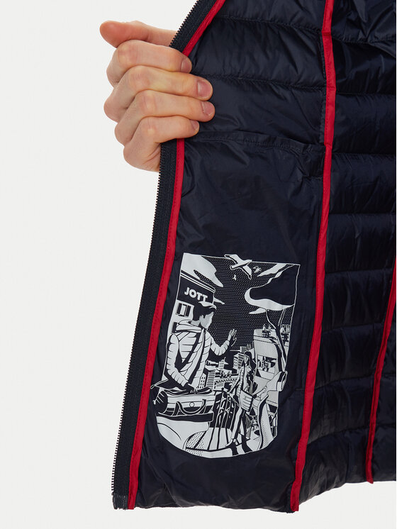 Jott Jott Pernata jakna Cha P000WDOW02 Tamnoplava Slim Fit