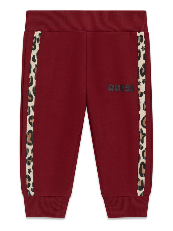 Guess Guess Παντελόνι φόρμας K6BB03 K5886 Μπορντό Regular Fit