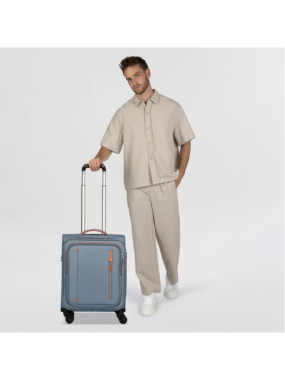 American Tourister American Tourister Walizka kabinowa 326430 Błękitny