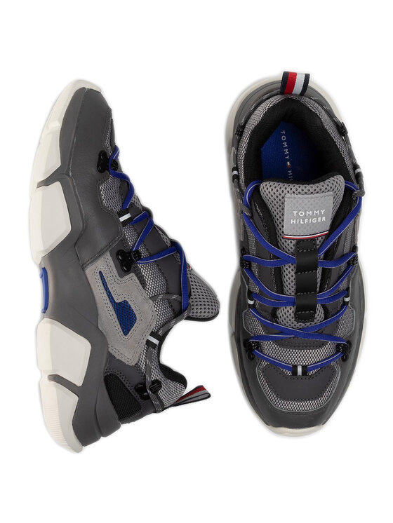 Tommy Hilfiger Tommy Hilfiger Laisvalaikio batai City Voyager Chunky Sneaker FM0FM02580 Pilka