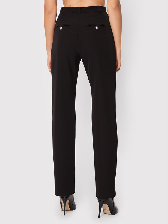 Custommade Custommade Pantaloni di tessuto Otilia 999425525 Nero Regular Fit