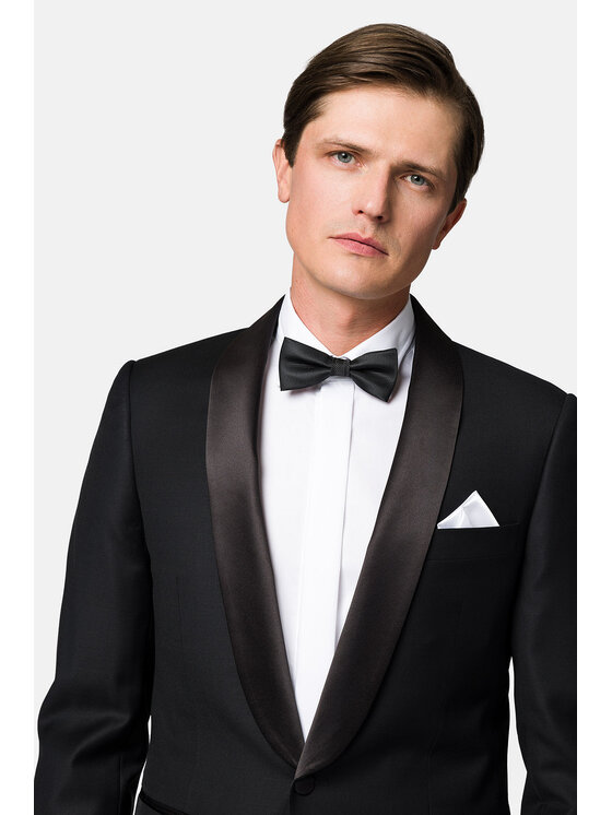 Lancerto Lancerto Garnitur Oklahoma GA073123000014 Czarny Slim Fit