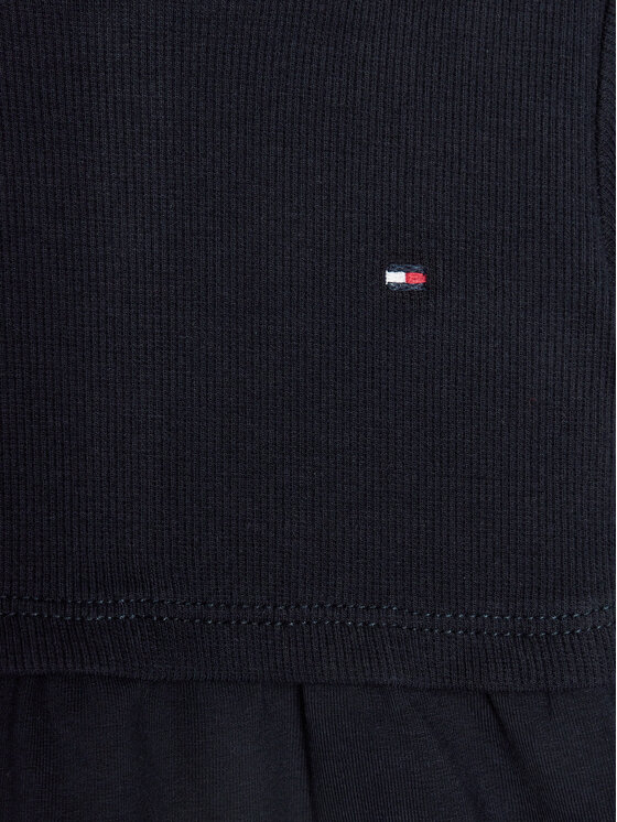 Tommy Hilfiger Tommy Hilfiger Sukienka codzienna KN0KN01757 Granatowy Regular Fit